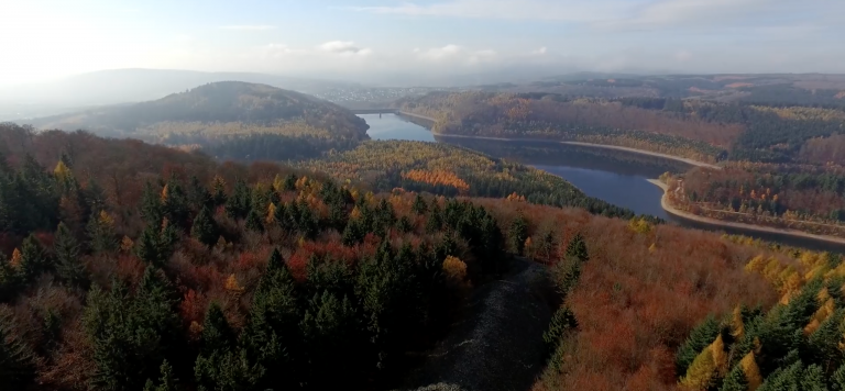 Luftaufnahmen Saarland - Nationalpark Hunsrueck-Hochwald